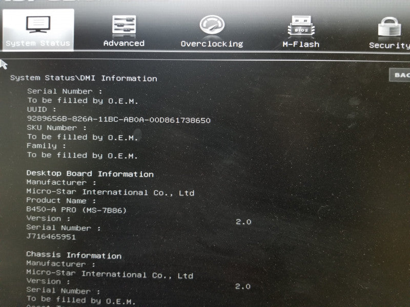 MSI B450-A PRO motherboard AMD