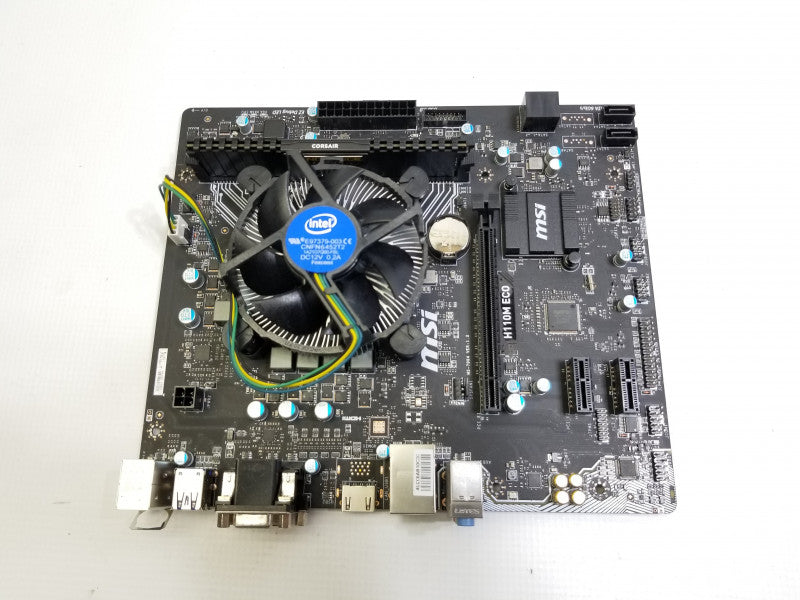 MSI H110M ECO Motherboard w/ i5-7400@3GHz, 8GB RAM