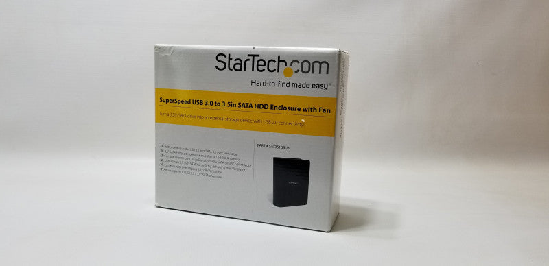 StarTech SuperSpeed USB 3.0 to 3.5in SATA HDD Enclosure with Fan