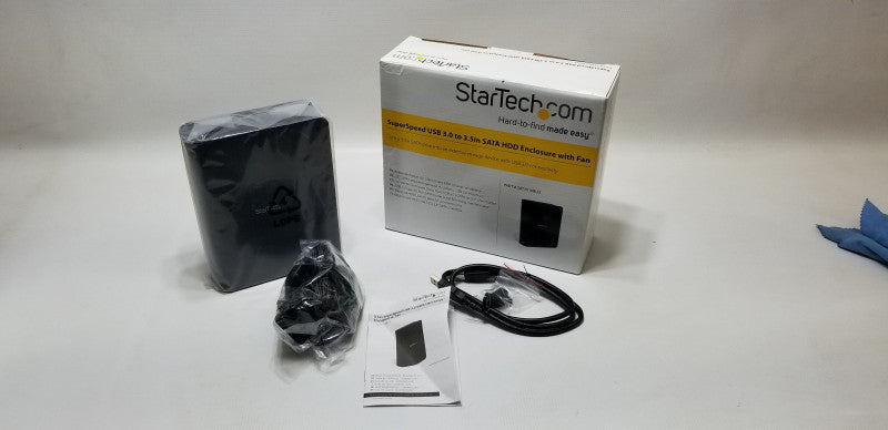 StarTech SuperSpeed USB 3.0 to 3.5in SATA HDD Enclosure with Fan