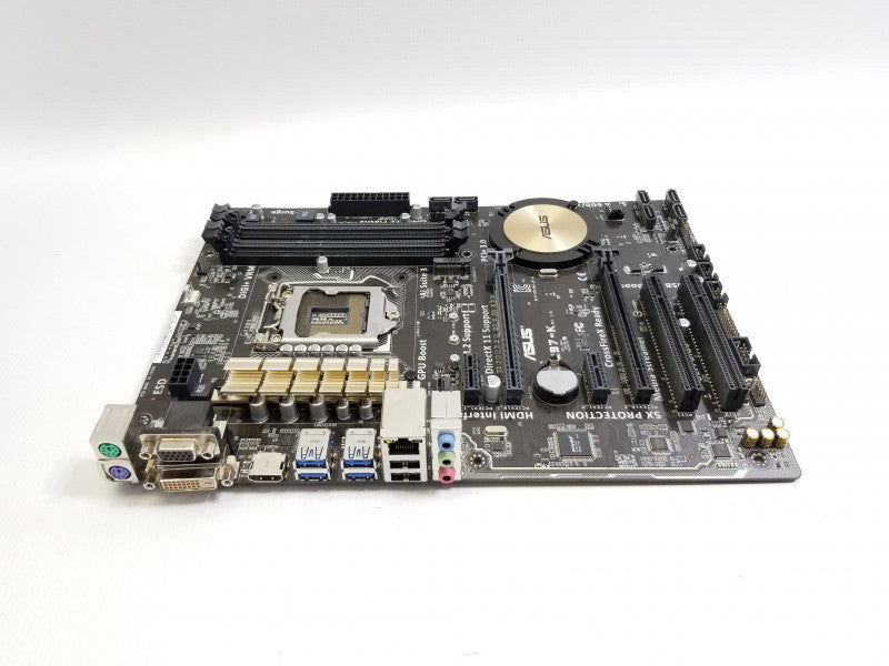 ASUS Z97-K Motherboard Intel Z97 LGA 1150 DDR3 ATX DVI HDMI USB3.0 4K