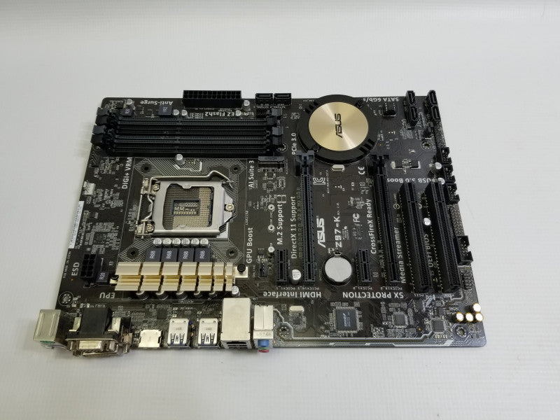 ASUS Z97-K Motherboard Intel Z97 LGA 1150 DDR3 ATX DVI HDMI USB3.0 4K