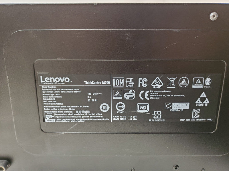 Lenovo ThinkCentre M700 10GR, Intel Core i5-6400 2.7GHz, 8GB Ram