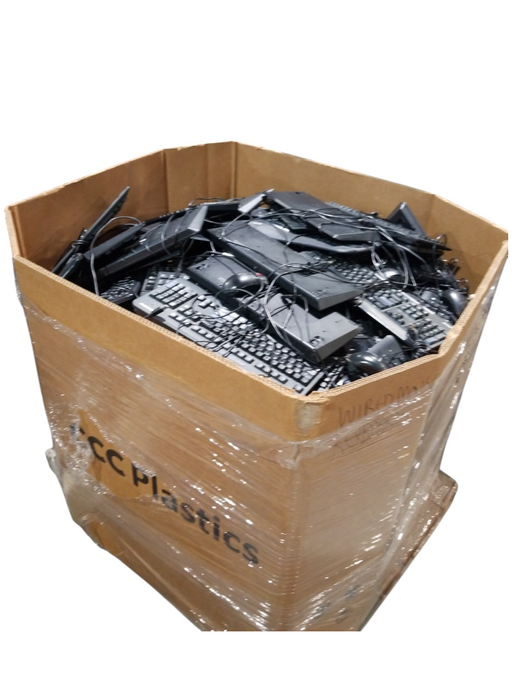 Bin of Assorted Wired Keyboards/Mice (AS-IS) Approx 680lbs