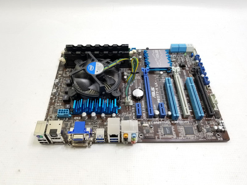 ASUS P8Z77-V LK w/ i7-3770K@3.5GHz, 16GB RAM, no I/O Shield
