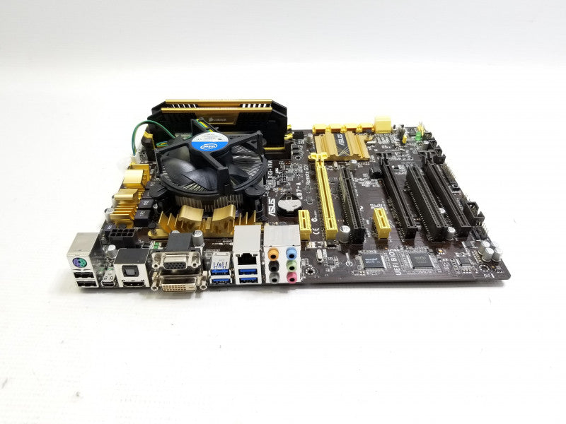ASUS Z87-A Motherboard w/ i7-4770K@3.5GHz, 16GB RAM, No I/O Shield
