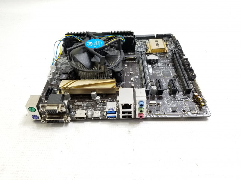 ASUS H170M-PLUS Mother board w/  i5-6400@2.7GHz, 16GB RAM, No I/O Shield