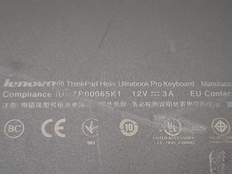 Lenovo ThinkPad Helix TP00065A Core 5Y71 @ 1.2GHz 8GB RAM 256GB SSD w/Keyboard