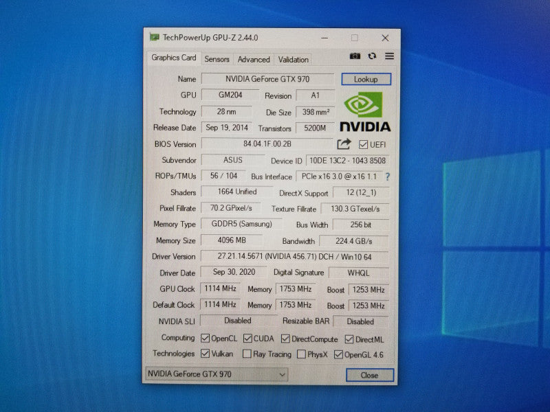 ASUS GTX 970 4GB GDDR5 STRIX-GTX970-DC20C-4GD5