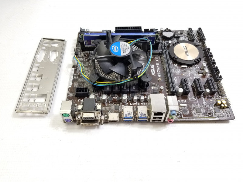 ASUS H97M-E Micro-ATX Motherboard w/ i7-4790@3.6GHz, 4GB RAM