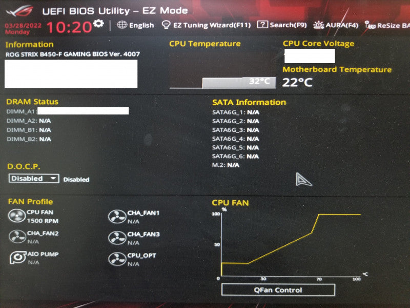 ASUS ROG STRIX B450-F GAMING AMD ATX Desktop Motherboard *READ