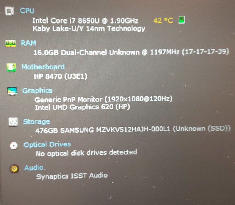 HP EliteBook x360 1040 G5 i7-8650U 1.90GHz 16GB RAM 512GB SSD 14\\"