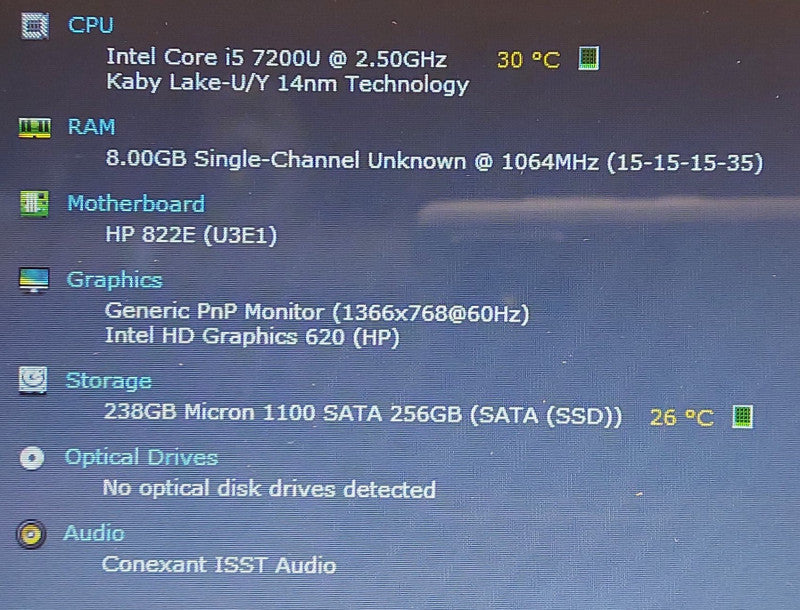 HP ProBook 440 G4 i5-7200U 2.5GHz 8GB RAM 256GB SSD 14\\"
