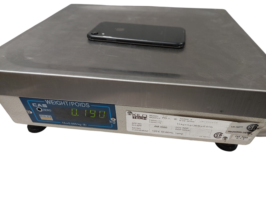 Kilo Tech Scale Model: PD-1  App No: AM-4980 15KG Capacity  =