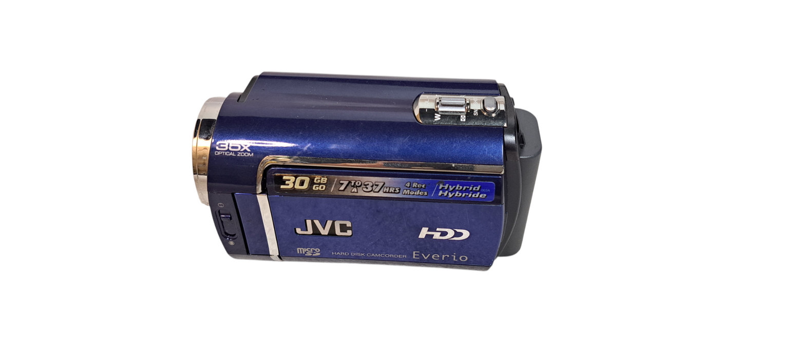 JVC Everio GZ-MG330AU  30GB Storage Camcorder Blue No Charger