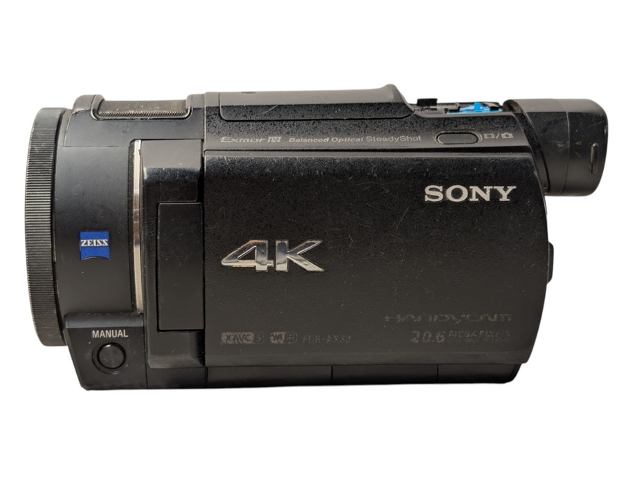 SONY Handycam FDR-AX33 Digital 4K Video Camera Recorder PLEASE READ  Q-
