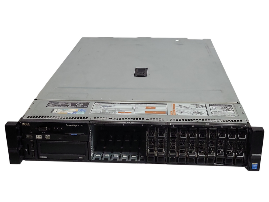 Dell PE R730 2U 16x2.5", 1x Xeon E5-2623v3, 20GB DDR4, H330 Mini, 2x PSU _
