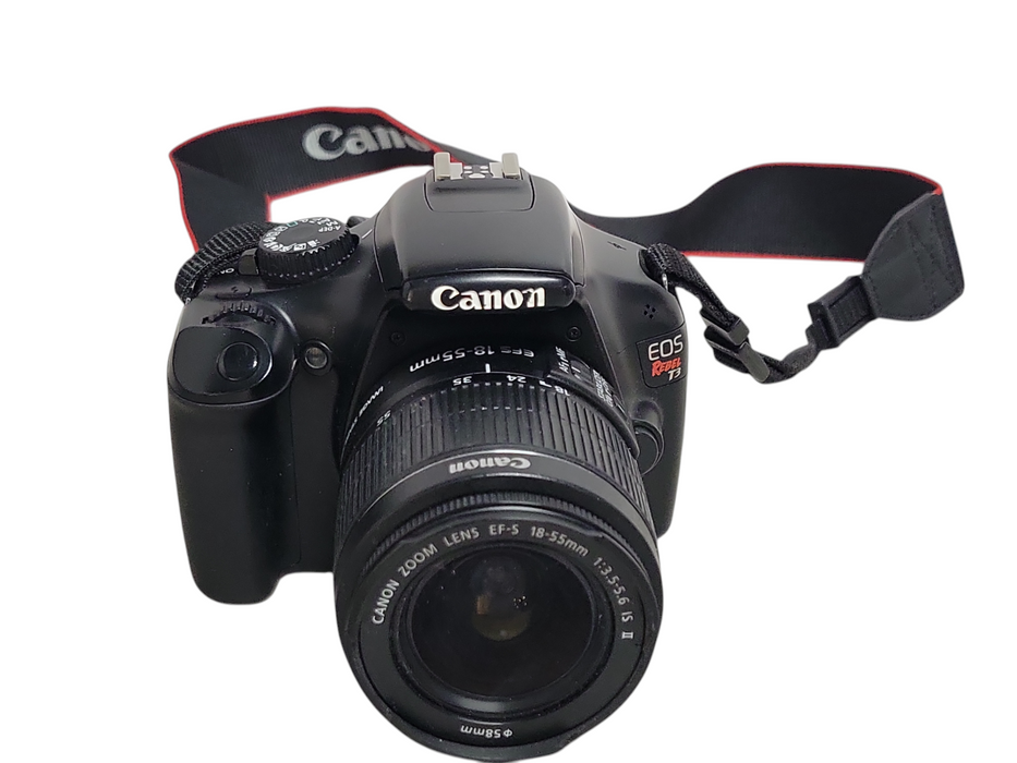 Canon EOS Rebel T3 w/ EFS 18-55mm image stabilizer, READ _
