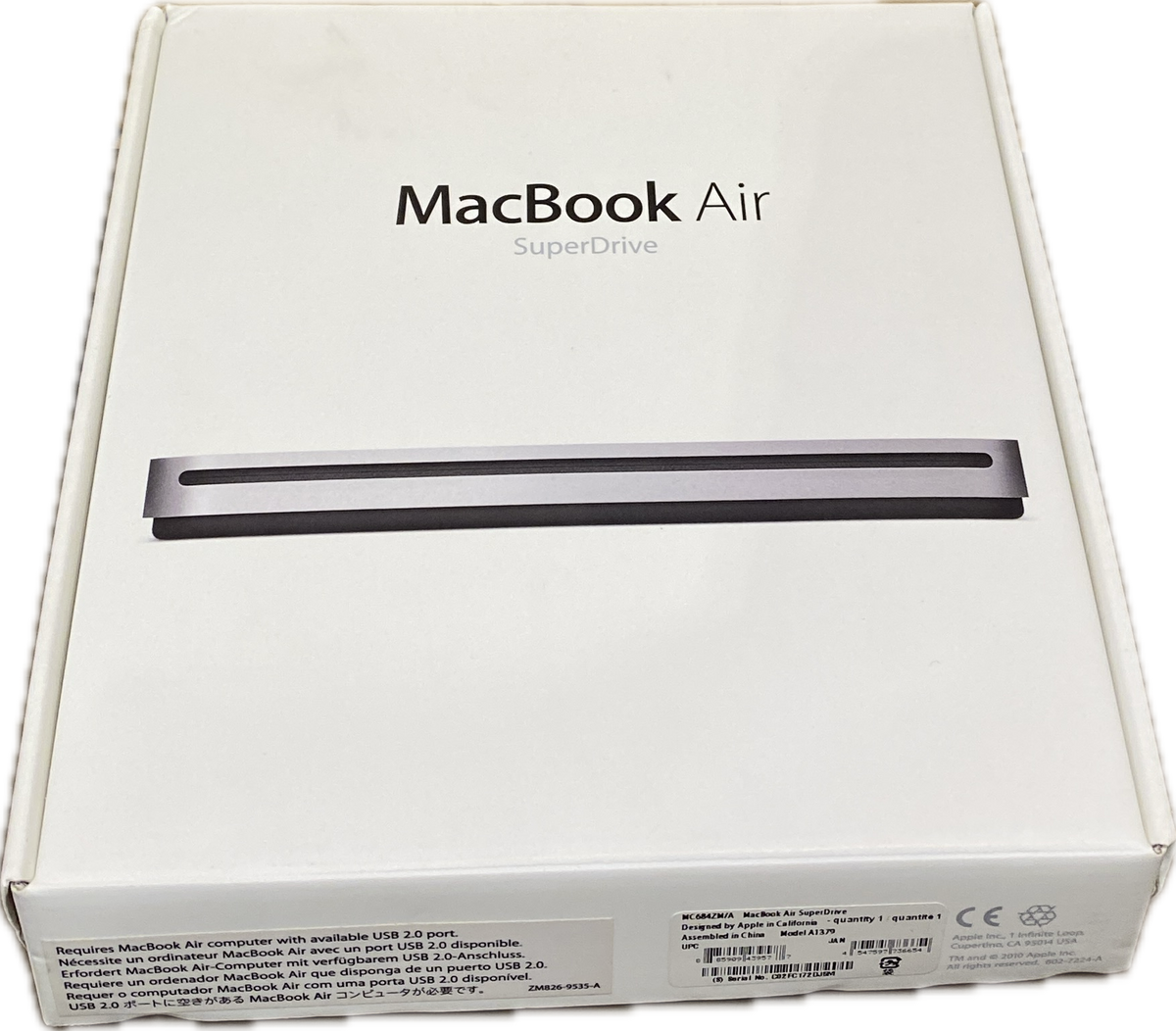 Apple SuperDrive Optical DVD Drive A1379 For MacBook With USB 2.0 Port ...