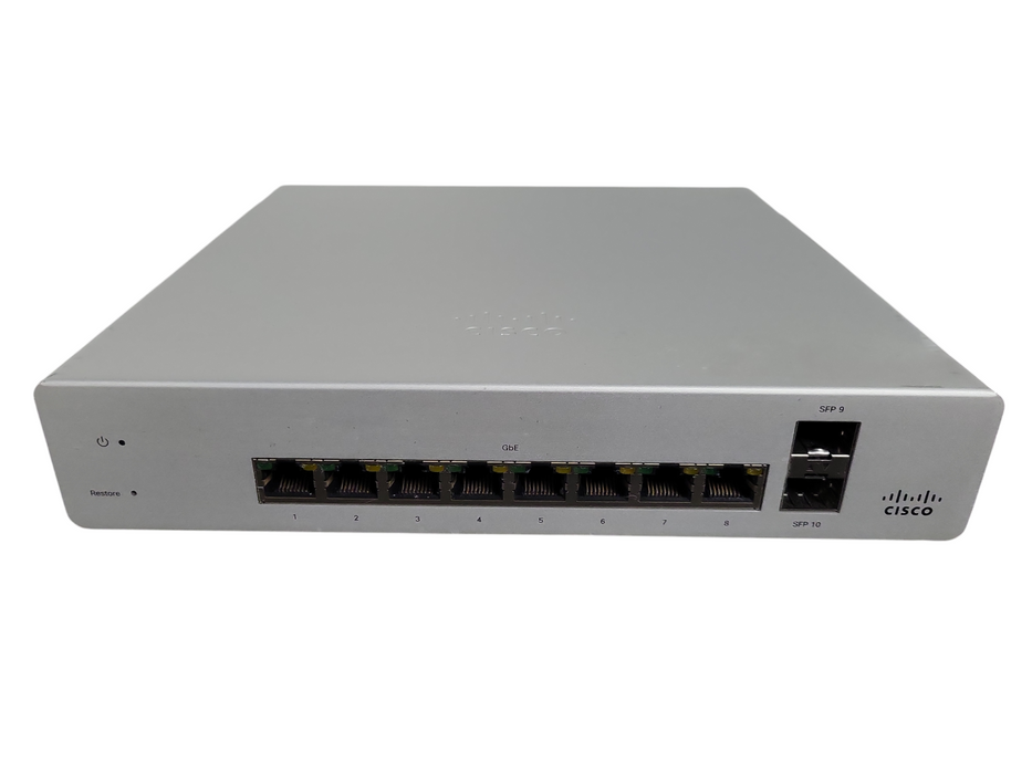 Cisco Meraki MS220-8P, 8-Port Gigabit PoE Network Switch, UNCLAIMED !