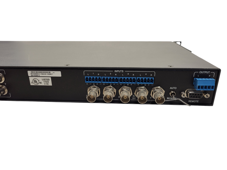 Extron SW4 RGBHV‑A – 4‑Input RGBHV & Audio Switcher $