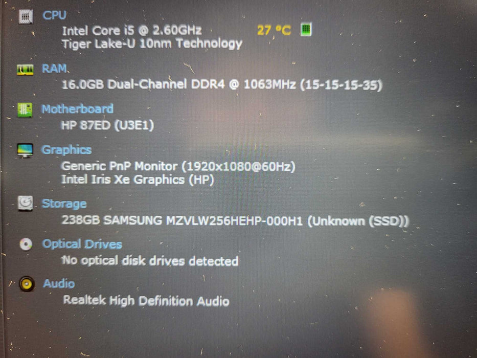 HP ProBook 640 G8, Core i5-1135G7, 16GB DDR4, 256GB SSD Q$ Lap200