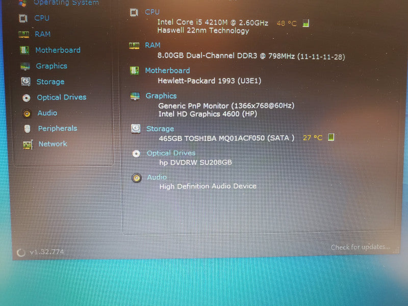 Hp Probook 640 G1, i5 4210M, 8GB RAM, 500GB HDD, 14\\"