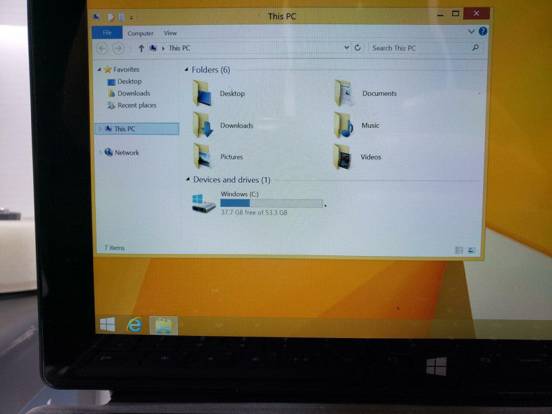 Microsoft Surface Core I5-4200U 2.3GHz, 4GB RAM 64GB SSD_