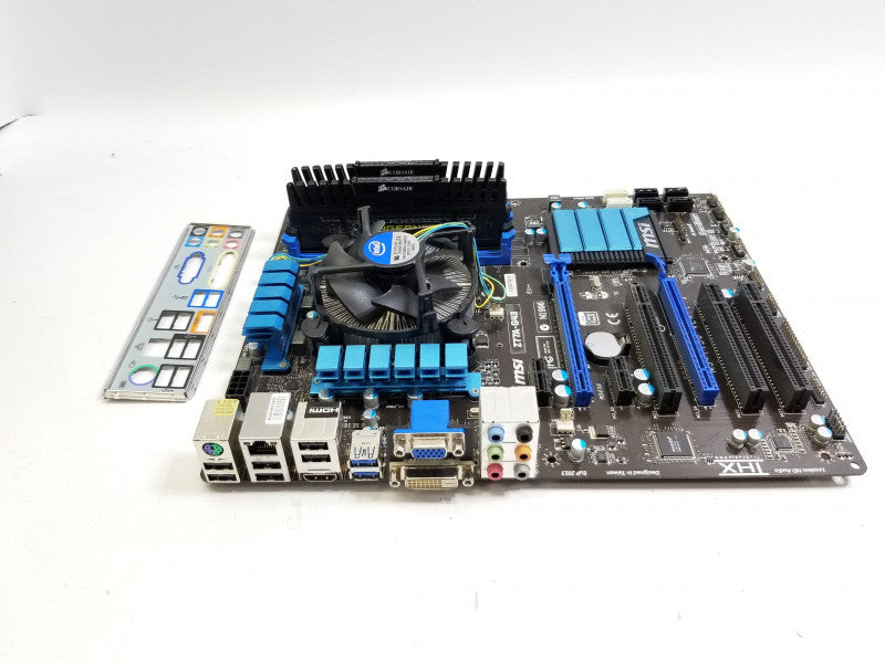 MSI ZH77A-G43 Motherboard w/ i7-3770@3.4GHz, 16GB RAM