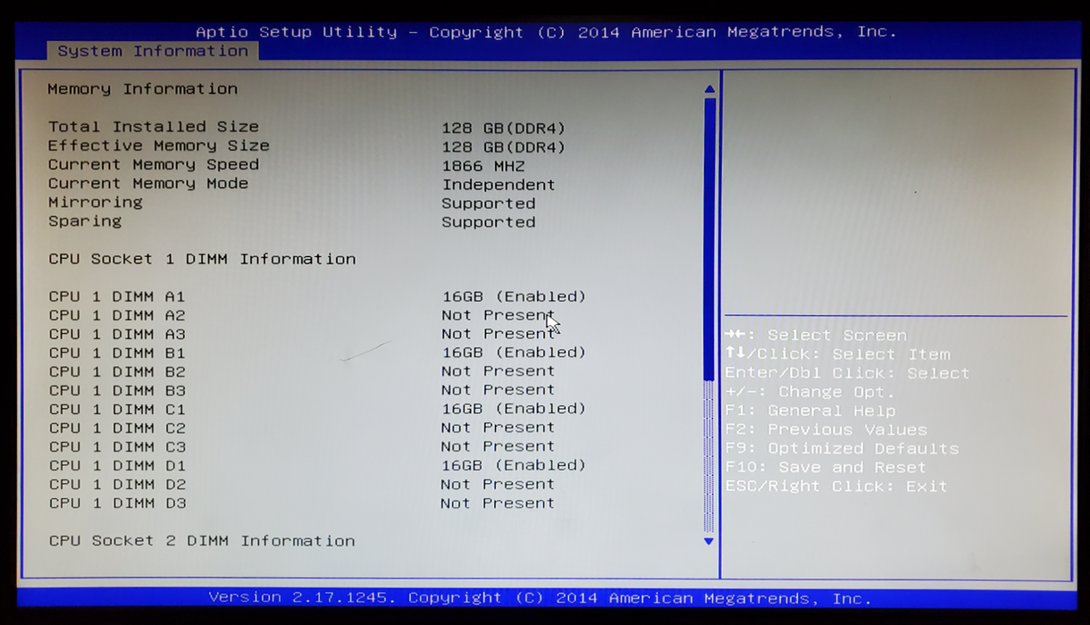 Lenovo ThinkServer RD650 2x Xeon E5-2630 v3 128GB DDR4 - No HDD