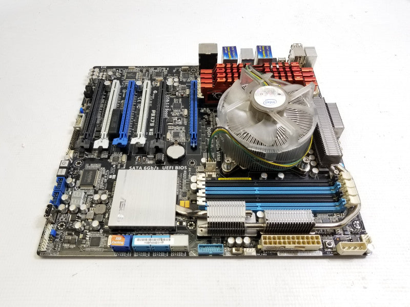 ASUS P9X79 WS MOTHERBOARD w/ Xeon E5-2670v2@2.5GHz, 32GB RAM, No I/O Shield