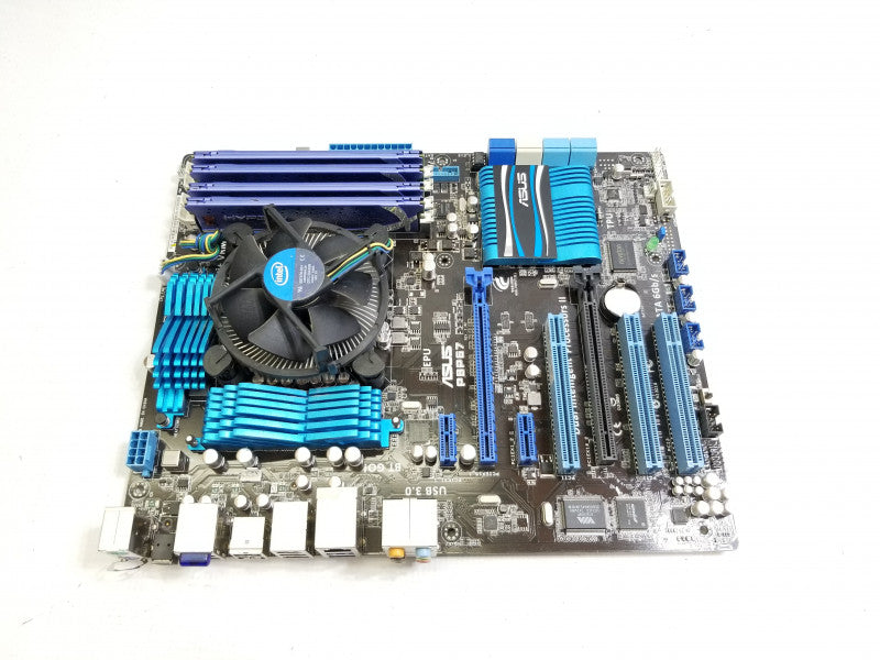 ASUS P8P67 Motherboard  w/ i7-2600@3.4, 16GB RAM, No I/O Shield