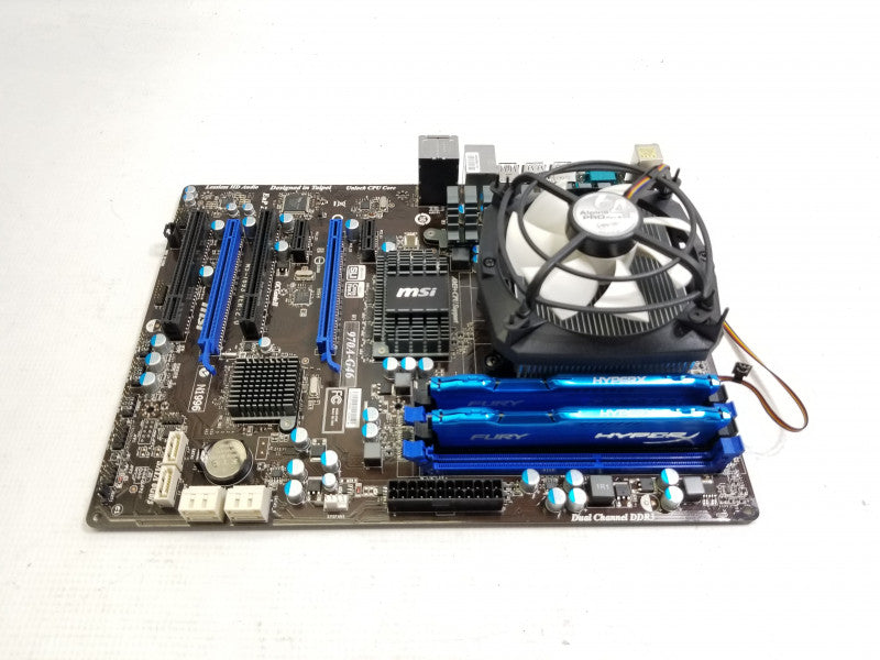 MSi 970A-G46 Motherboard w/ AMD FX-4130@3.8GHz, 16GB RAM, No I/O Shield