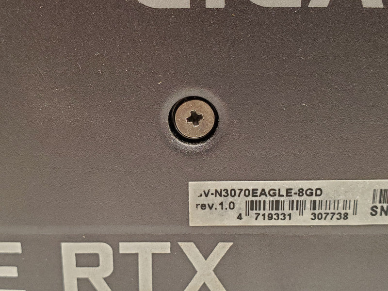 RTX 3070 - Gigabyte Eagle 8GB (NO POWER)