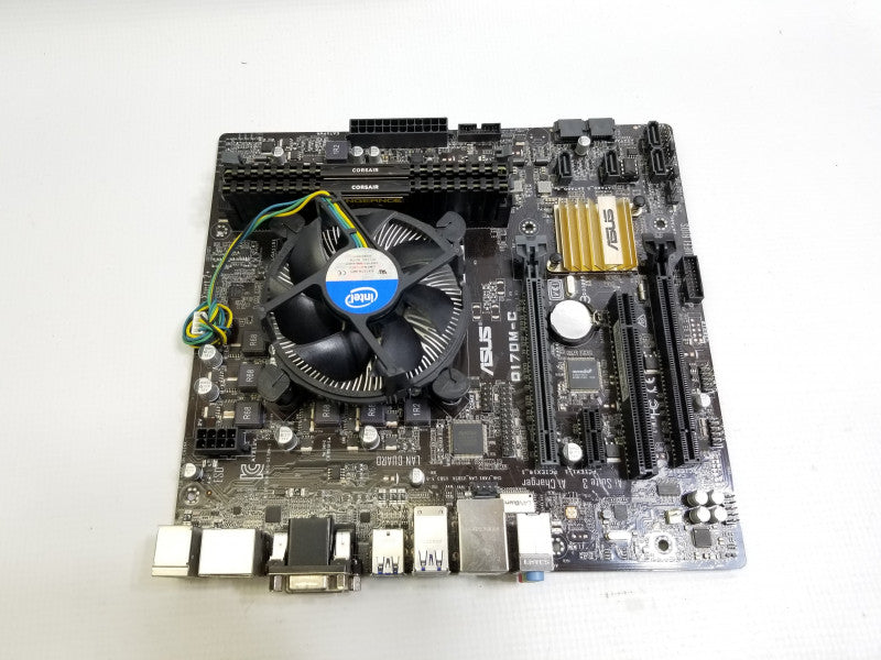 Asus Q170M-C Motherboard w/ i5-6500@3.2GHz, 16GB RAM