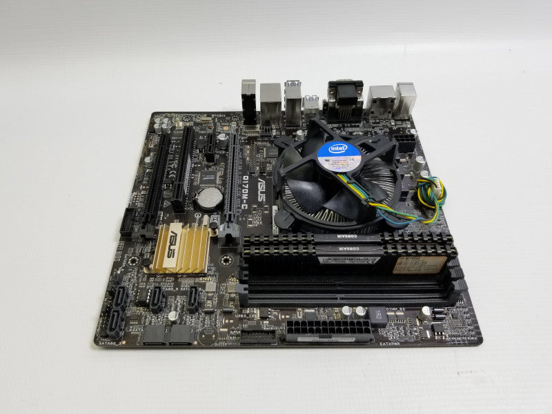 Asus Q170M-C Motherboard w/ i5-6500@3.2GHz, 16GB RAM