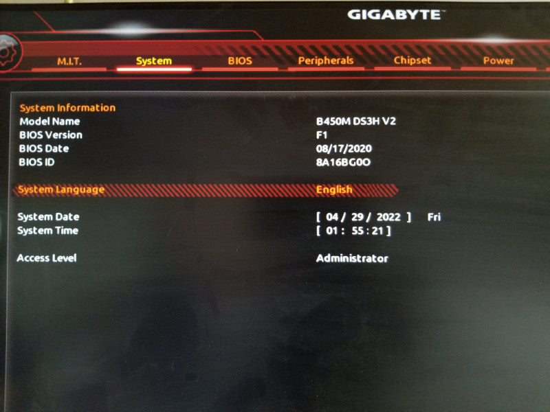 GIGABYTE B450M DS3H V2 AM4 AMD B450 SATA 6Gb/s Micro ATX AMD Motherboard