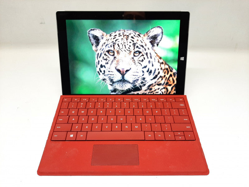 Surface 3 Atom x7-Z8700 @1.6GHz 4GB RAM 128GB SSD w/Red Keyboard
