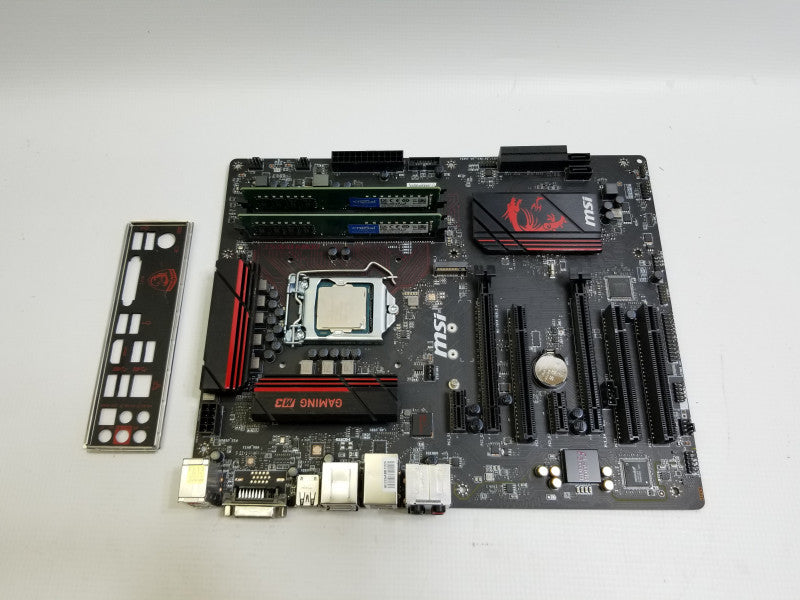 MSI B150 GAMING M3 Motherboard w/ 17-7700@3.6GHz, 32GB RAM, No CPU FAN