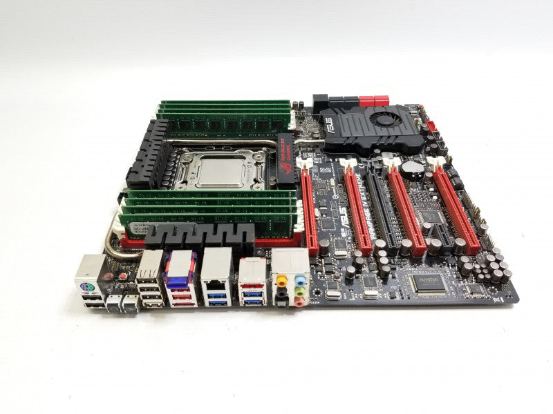 ASUS RAMPAGE IV EXTREME Motherboard w/ Xeon E5-2620v2@2.10GHz, 16GB RAM, No I/O Shield, No CPU FAN