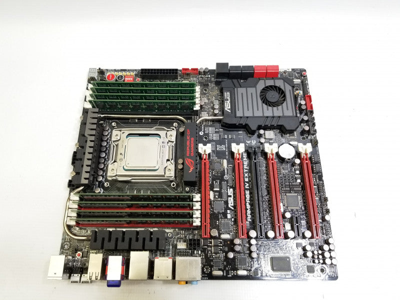 ASUS RAMPAGE IV EXTREME Motherboard w/ Xeon E5-2620v2@2.10GHz, 16GB RAM, No I/O Shield, No CPU FAN