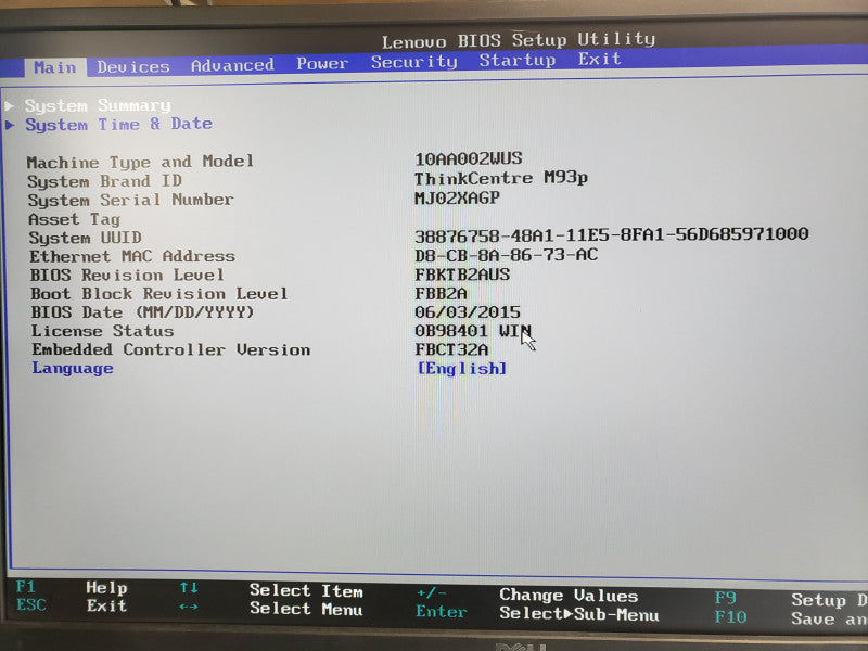 Lenovo ThinkCentre M93p mini PC, Core I5-4570T 2.9GHz, 8GB, No HDD, Read