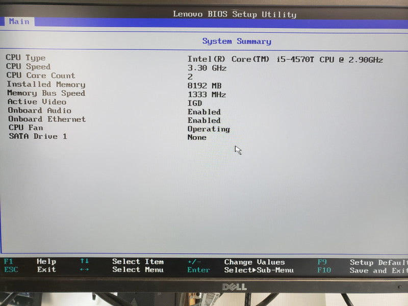 Lenovo ThinkCentre M93p mini PC, Core I5-4570T 2.9GHz, 8GB, No HDD, Read