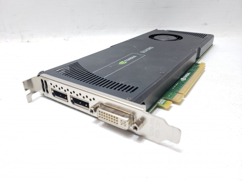 Nvidia Quadro 4000, 2xDisplay and 1x DVI ports 2GB GDDR5 Graphics Card