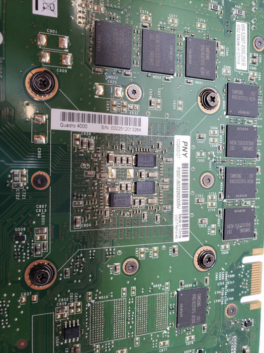Nvidia Quadro 4000, 2xDisplay and 1x DVI ports 2GB GDDR5 Graphics Card