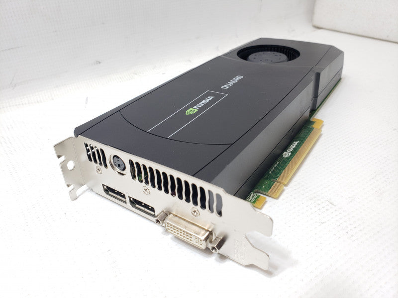 NVIDIA Quadro 5000 2x Display Ports 1x DVI Port 2.5GB Graphics Card