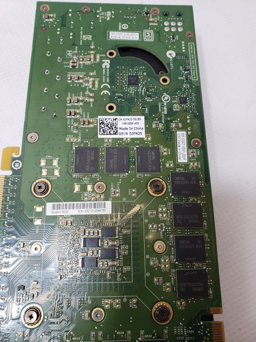 NVIDIA Quadro 5000 2x Display Ports 1x DVI Port 2.5GB Graphics Card