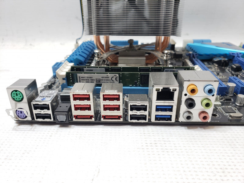 Asus P9X79 LE Desktop Board with Core I7-3820 3.6GHz, 16GB DDR3, No I/O Back Cover