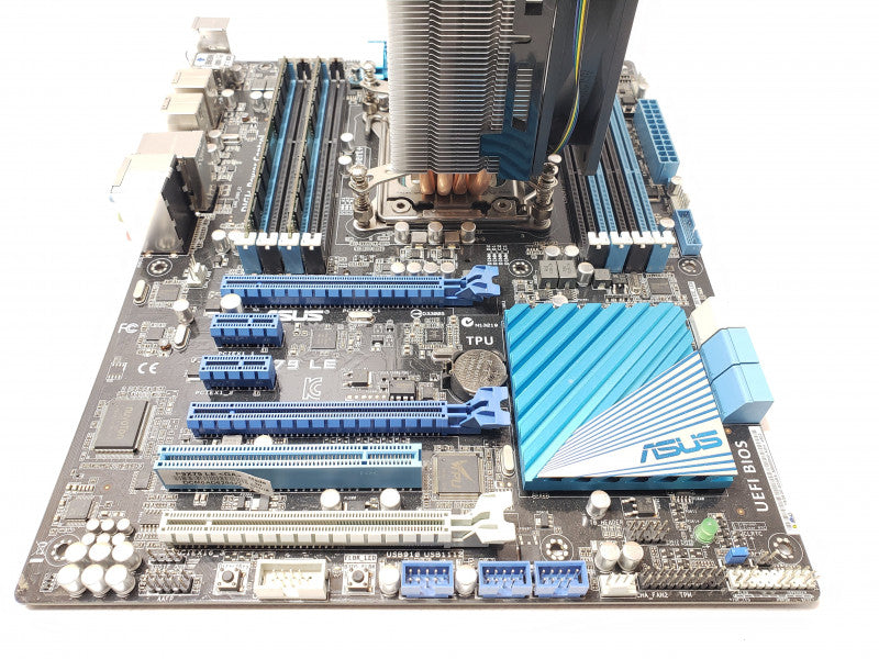 Asus P9X79 LE Desktop Board with Core I7-3820 3.6GHz, 16GB DDR3, No I/O Back Cover