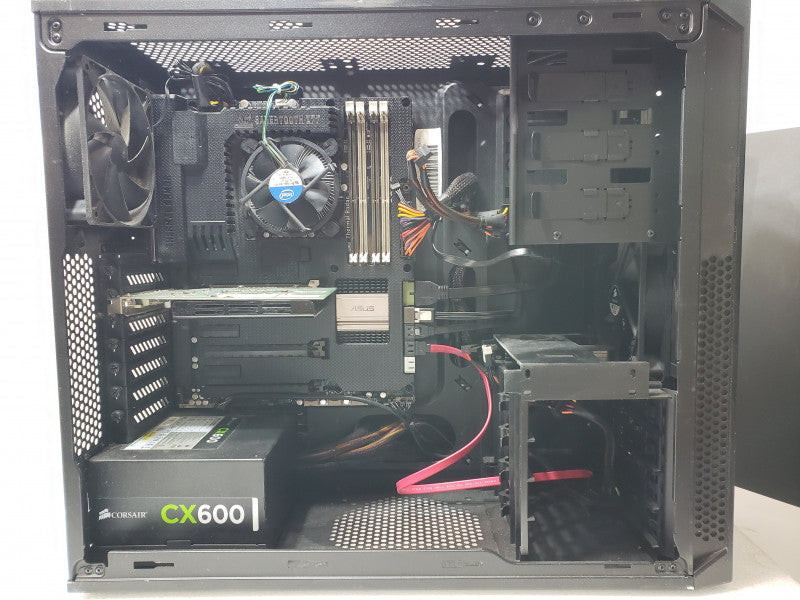 Custom/Asus PC, Core I7-3770 3.4GHz, 8GB DDR3, 1Gb Graphics card w/ 2x DVI and mini HDMI Ports, No HDD